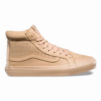 Férfi Vans Square Perf Sk8-Hi Slim Cutout Magasszárú Cipő VA6075482 Világos